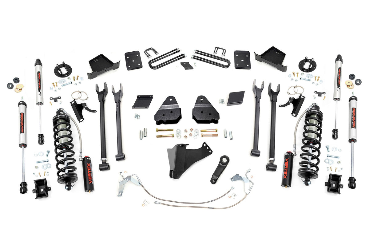 Rough Country 6 Inch Lift Kit 4-Link No Ovld C/O V2 Fits Ford F-250 Super Duty (11-14) 53258