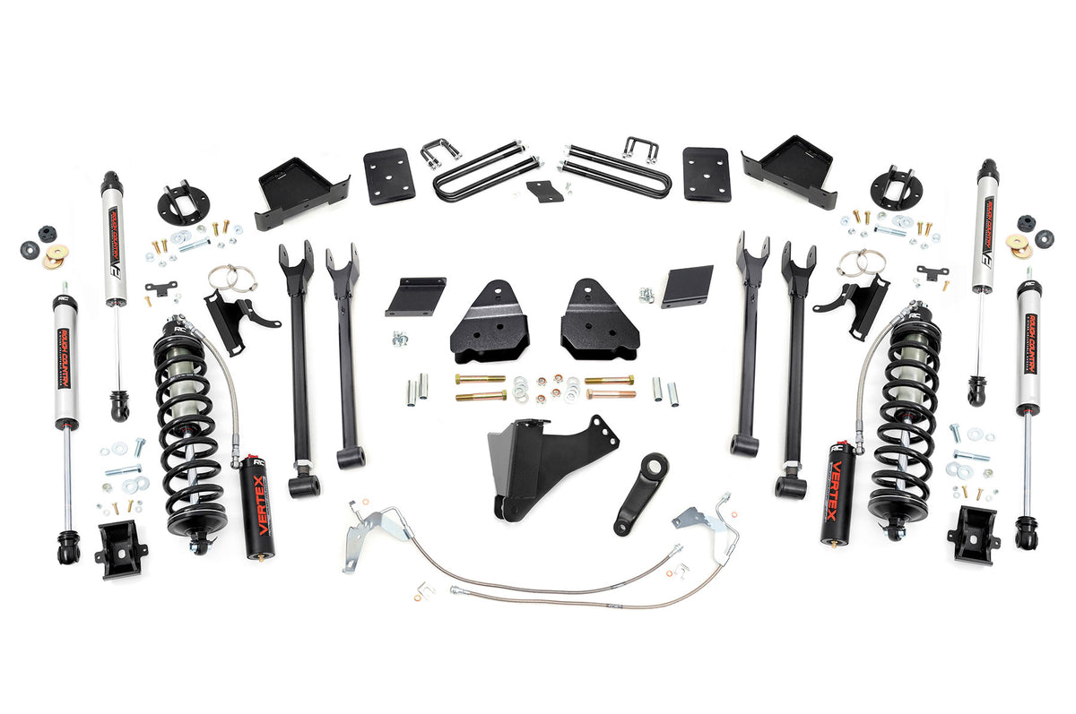 Rough Country 6 Inch Lift Kit 4 Link Ovld C/O V2 Fits Ford F-250 Super Duty (15-16) 58958