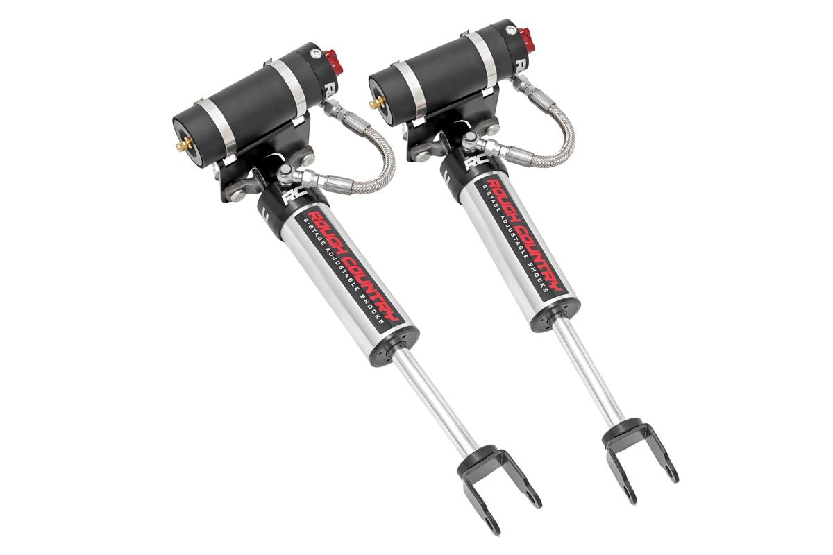 Rough Country Vertex 2.5 Adj Front Shocks 3-5" Fits Chevy/GMC 2500HD/3500HD (11-19) 689011