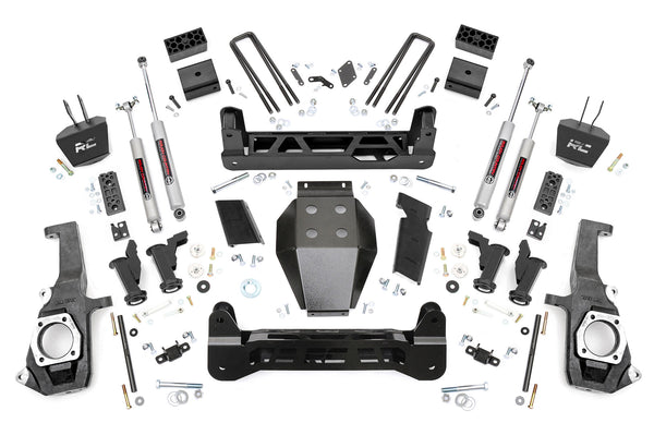 Rough Country 5 Inch Lift Kit Torsion Drop Fits Chevy/GMC 2500HD/3500HD (11-19) 10330
