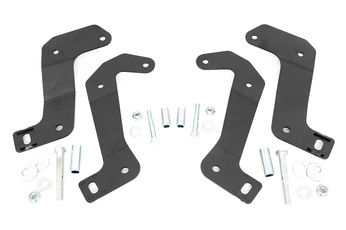 Rough Country Control Arm Relocation Kit Front compatible with Jeep Gladiator Jt (20-23)/Wrangler Jl (18-23) 110602