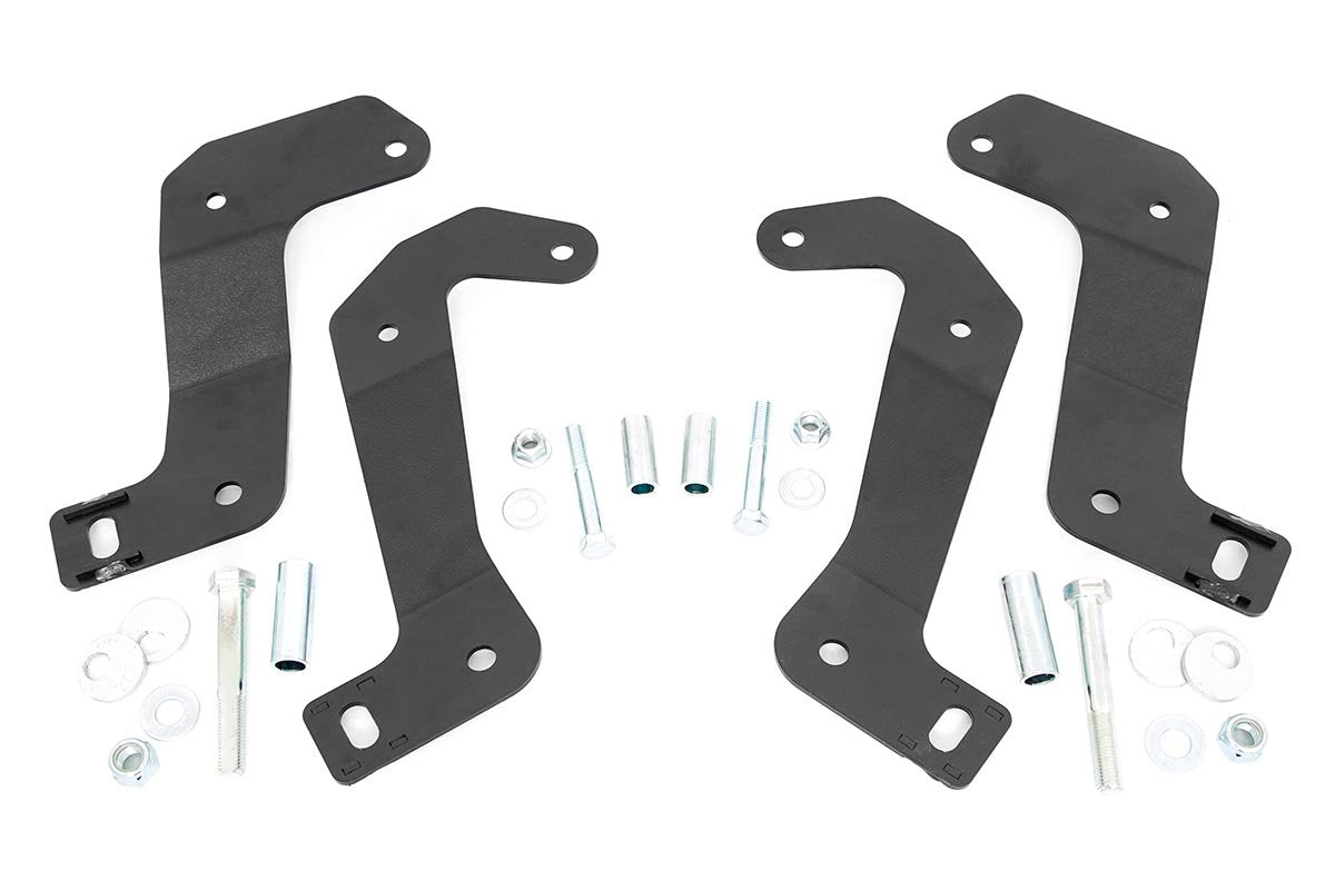 Rough Country Control Arm Relocation Kit Front Fits Jeep Gladiator Jt (20-23)/Wrangler Jl (18-23) 110602