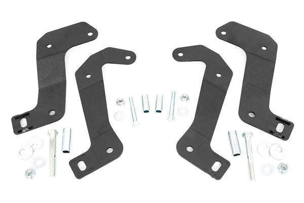 Rough Country Control Arm Relocation Kit Front Fits Jeep Gladiator Jt (20-23)/Wrangler Jl (18-23) 110602
