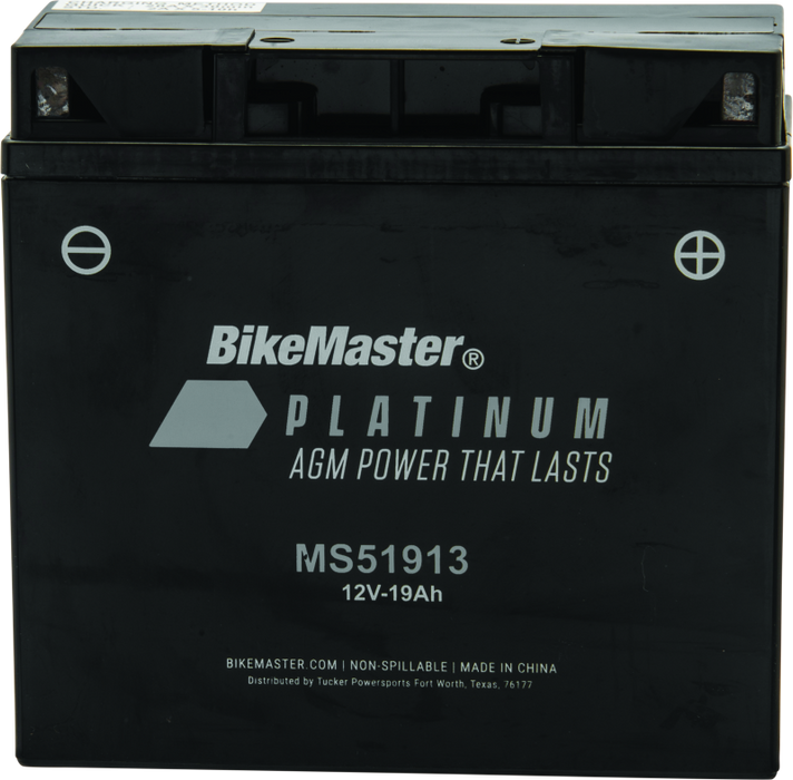 BikeMaster AGM Battery MS51913 780754