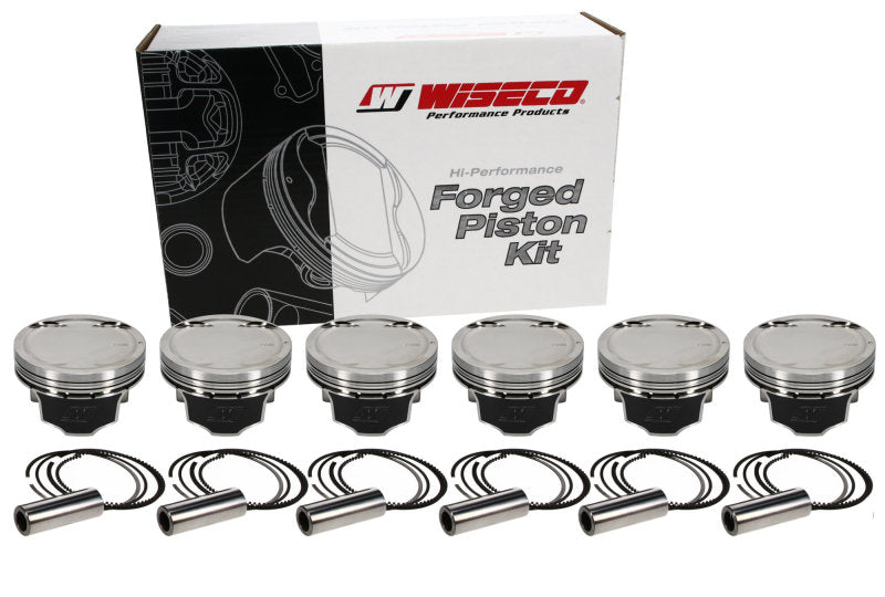 Wiseco Compatible with Nissan 04 350Z VQ35 4v Dished -10cc 95.5 Piston Shelf Stock Kit K605M955AP