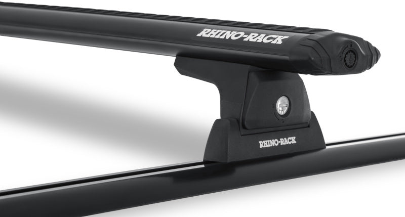 Rhino-Rack Vortex 65in 2 Bar Roof Rack w/Tracks (ST) Black Y02-500B-ST