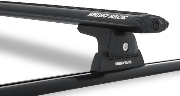 Rhino-Rack Vortex 65in 2 Bar Roof Rack w/Tracks (ST) Black Y02-500B-ST