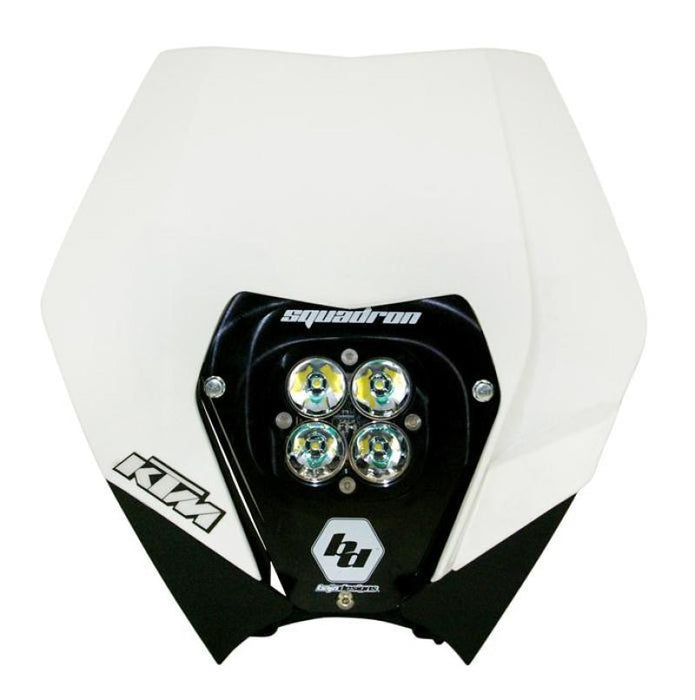 Baja Designs 08-13 KTM Complete LED Kit w/ Head Shell White Squadron Pro 497061