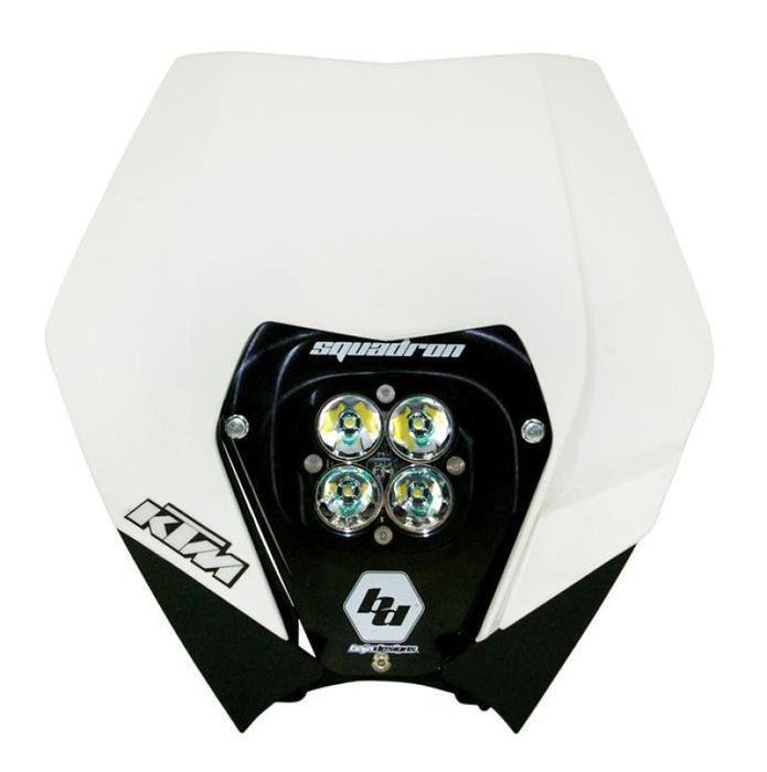 Baja Designs 55-7061 - Headlight Location Mounted Squadron Sport 3" 20W Square Driving/Combo Beam LED Light Kit with Head Shell