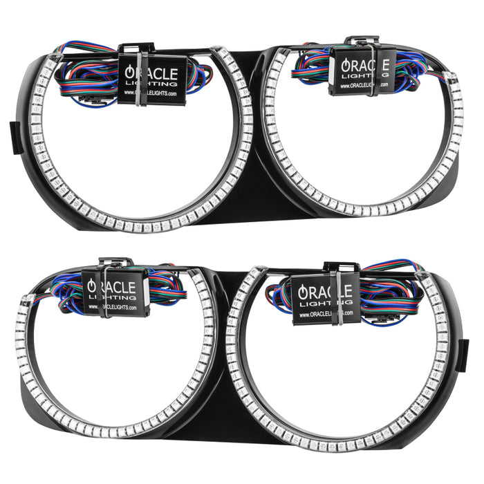 Oracle 15-21 Compatible with Dodge Challenger Pre-Installed Halo Headlight Bezel w/o Controller SEE WARRANTY 7739-334