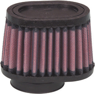 K&N Universal Clamp-On Air Filter: High Performance, Premium, Washable, Replacement Filter: Flange Diameter: 2 In, Filter Height: 2.75 In, Flange Length: 0.625 In, Shape: Oval Straight, RU-1820