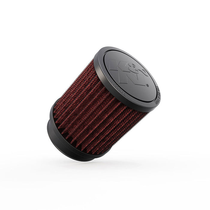 K&N Universal Clamp-On Engine Air Filter: Washable and Reusable: Round Straight; 2.5 in (64 mm) Flange ID; 4 in (102 mm) Height; 3.5 in (89 mm) Base; 3.5 in (89 mm) Top , RB-0700