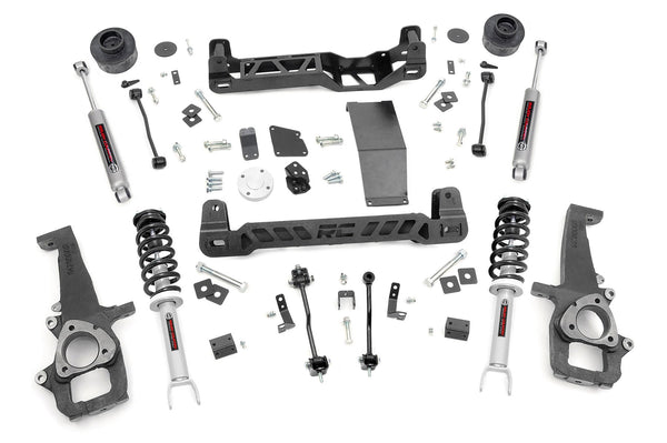 Rough Country 4 Inch Lift Kit N3 Struts Fits RAM 1500 4WD (2012-2018 & Classic) 33332