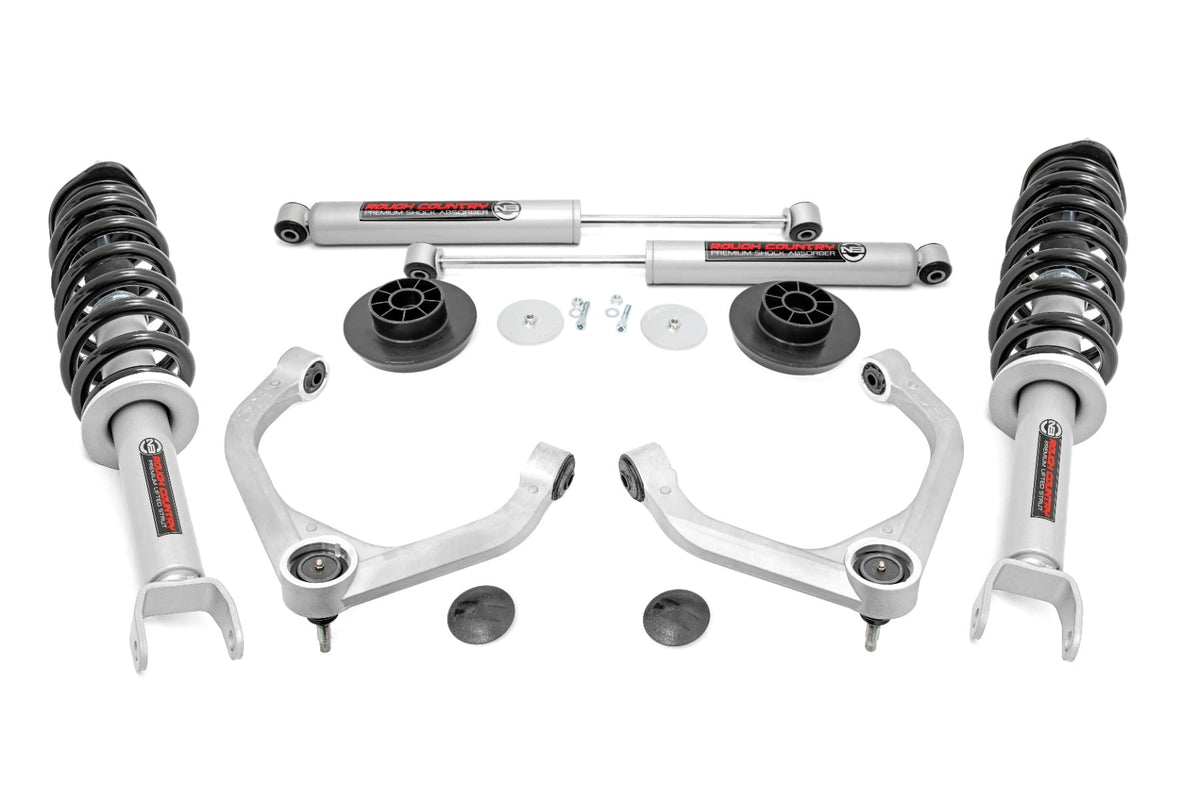 Rough Country 3 Inch Lift Kit N3 Struts/Shocks Fits RAM 1500 4WD (2012-2018 & Classic) 31231