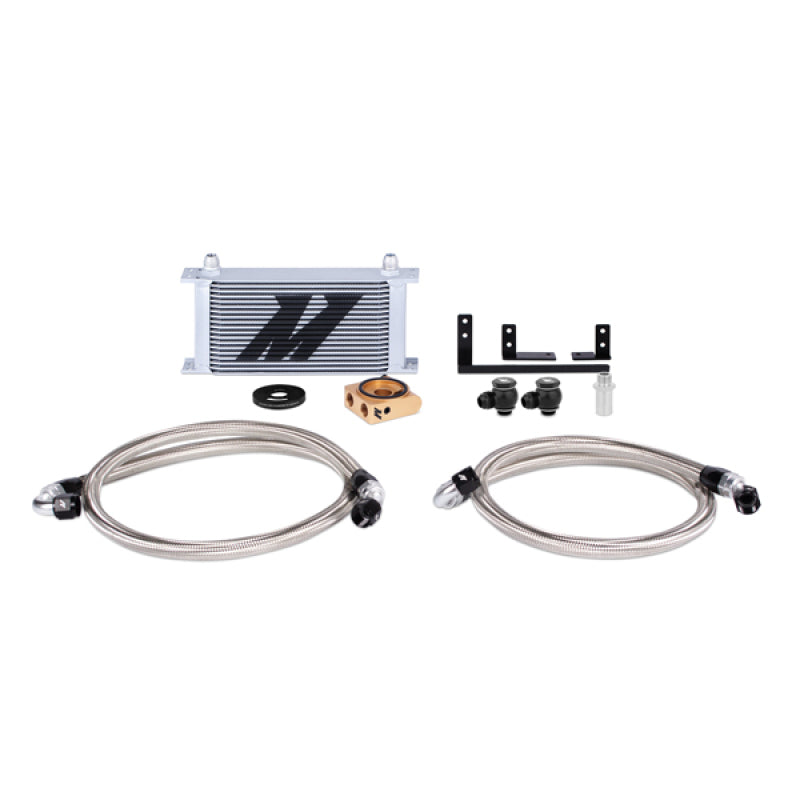Mishimoto 2016+ Mazda Miata Thermostatic Oil Cooler Kit Silver MMOC-MIA-16T