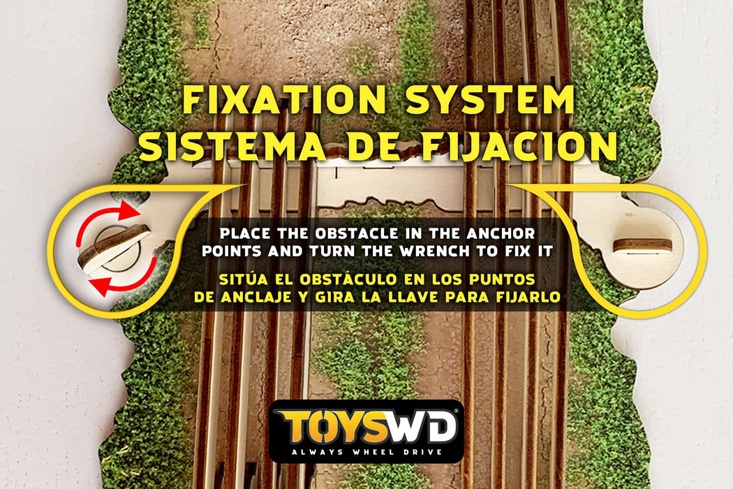 Toyswd 1/24 Kit For Fixing Obstacles On Tracks Crawler Park TWDTRK013