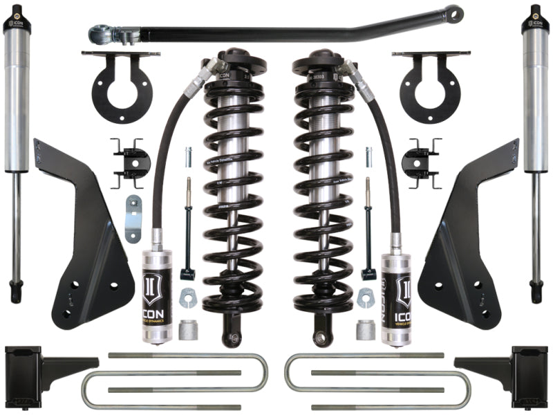 Icon 2005-2007 Ford F-250/F-350 4-5.5" Lift Stage 2 Coilover Conversion System K63112