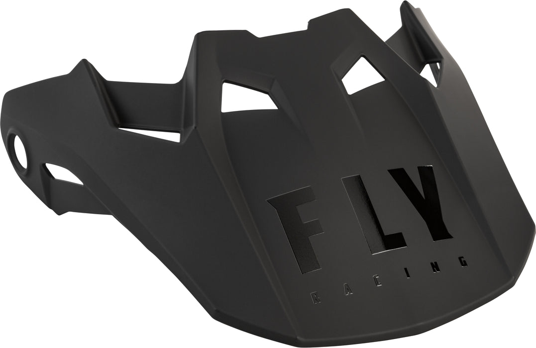 Fly Racing 2021 Formula Carbon Visor - Solid (Youth Large/X-Small/Small) (Matte Black Carbon)