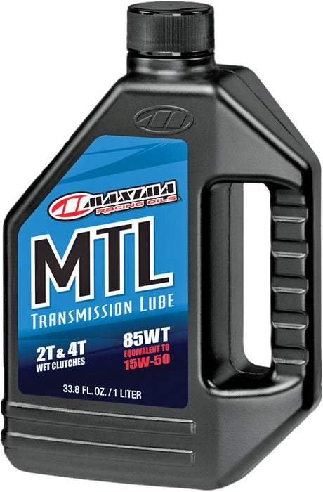 Maxima 40901 MTL-E 85WT Motorcycle Transmission/Clutch Fluid - 1 Liter Bottle