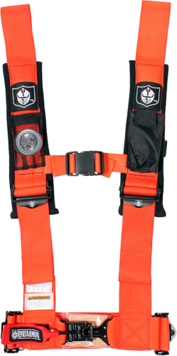 Pro Armor Seat Belt Safety Harness 5 Point 3" Padded Rzr Rhino Can Am Orange A115230OR