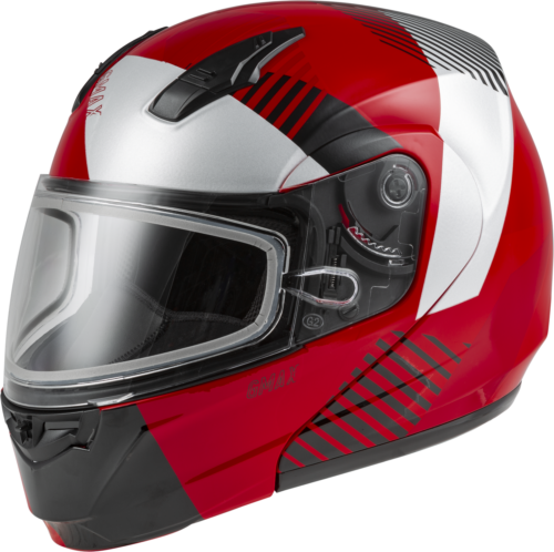 Gmax Md-04S Modular Reserve Snow Helmet Red/Silver/Black Xl M2043377