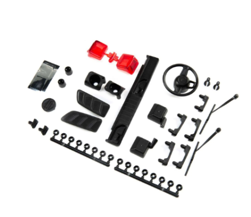 Axial Exterior Body Detail Parts Fits Jeep Jlu Scx10 Iii Axi230022 Elec