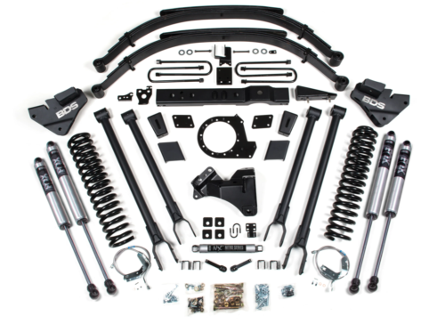 Bds 8 Inch Lift Kit 4-Link Conversion for Fits Ford F250/F350 Super Duty (17-19)