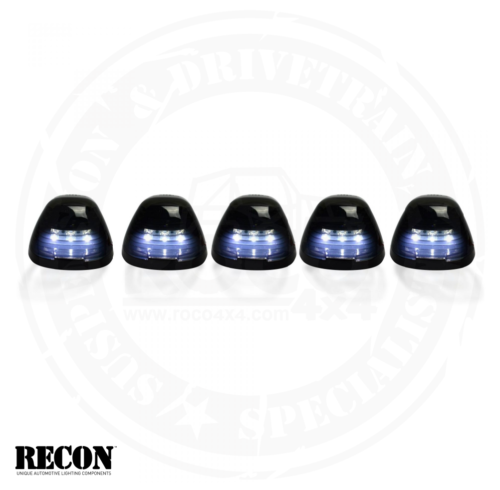 Recon For Fits Ford Fits F-250 Super Duty 1999-2016 264143Whbk Smoke Led Cab
