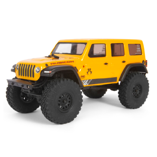 Axial RC Truck 1/24 SCX24 2019 Jeep Wrangler JLU CRC 4 Wheel Drive Rock Crawler Brushed RTR Everything you need is included Yellow AXI00002V2T2 Trucks Electric RTR Other