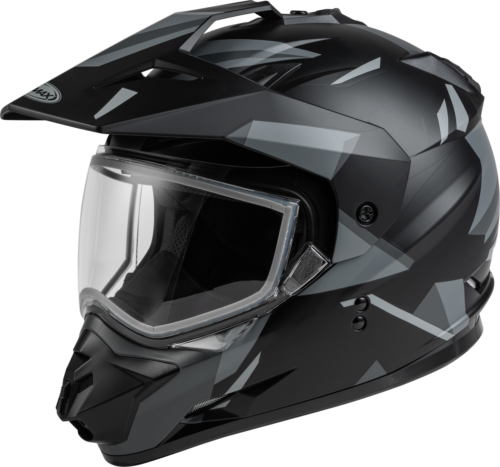 Gmax Gm-11S Ripcord Adventure Snow Helmet Matte Black/Grey 2X A2114078