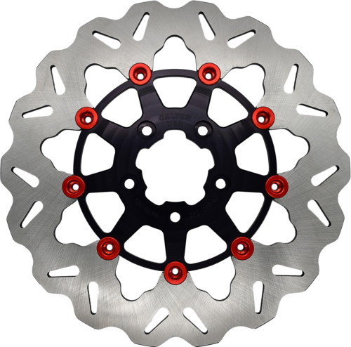 Galfer Rotor 11.5" Floating Wave Rr Black/Red Buttons Df681Cw-B-R DF681CW-B-R