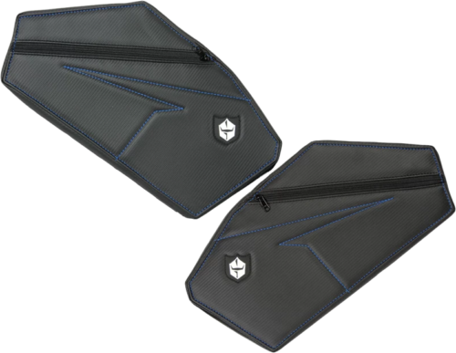 Pro Armor Blue Rear Door Knee Pads With Storage Fits Polaris Rzr Pro Xp 4 2020+ P1910Y321BU