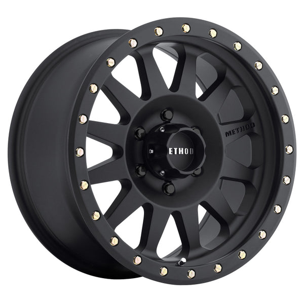 Method MR304 Double Standard 15x8 -24mm Offset 6x5.5 108mm CB Matte Black Wheel MR30458060524N