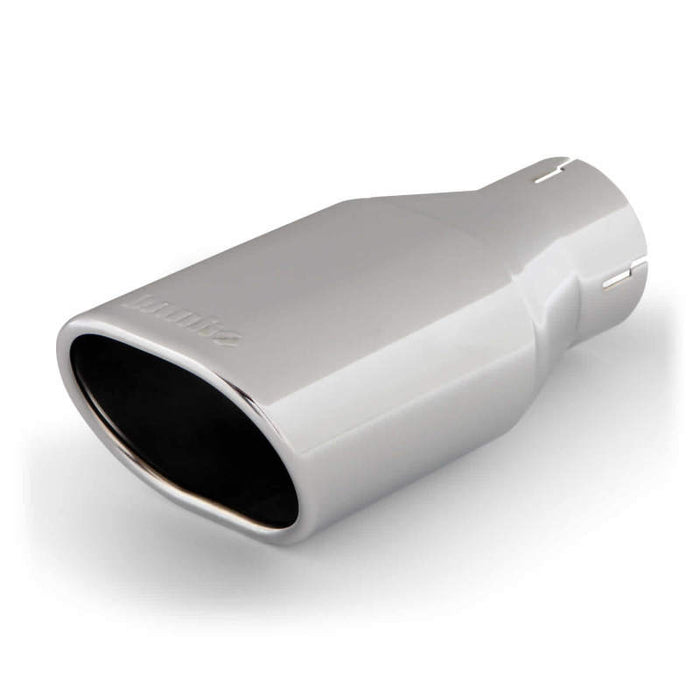 Banks Power Tailpipe Tip Kit SS Obround Angle Cut Chrome 2.5in Tube 3.13in X 3.75in X 11in 52900