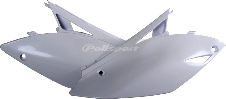 Polisport Side Panel Set (White) for 09-12 Kawasaki KX250F