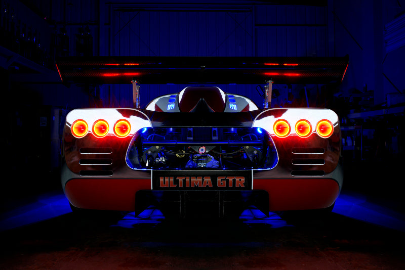 Oracle Ultima GTR LED Waterproof Tail Light Halo Kit 6 Rings Red SEE WARRANTY 1291-003