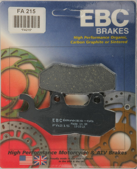 EBC Brakes FA Organic Brake Pads Compatible for Triumph Tiger 1050 1998