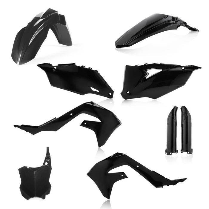 Acerbis 2736290001 Full Plastic Kit - Black