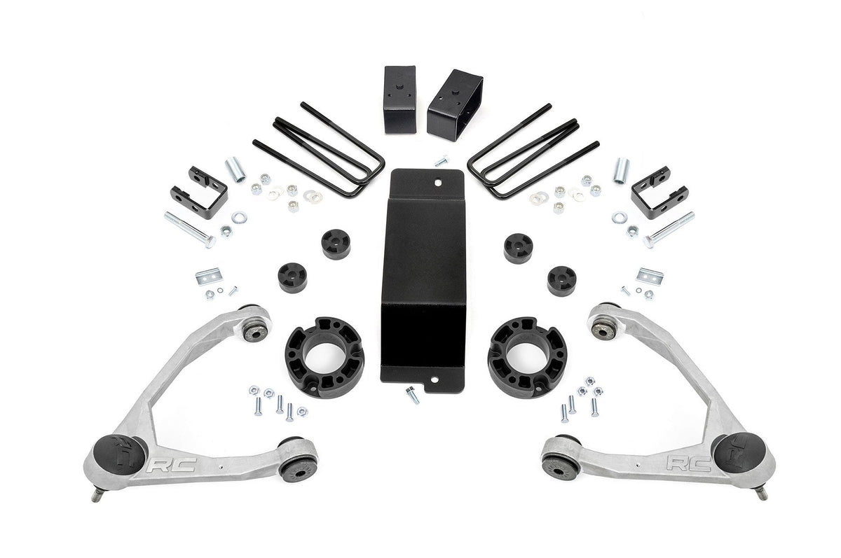 Rough Country 3.5 Inch Lift Kit Mag-Ride Alu/Cast Steel Fits GMC Sierra 1500 Denali (14-16) 18901