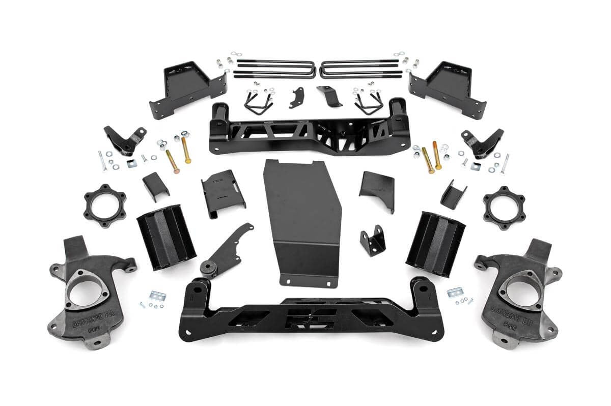 Rough Country 7 Inch Lift Kit Magneride Cast Steel Fits GMC Sierra 1500 Denali (14-16) 18802