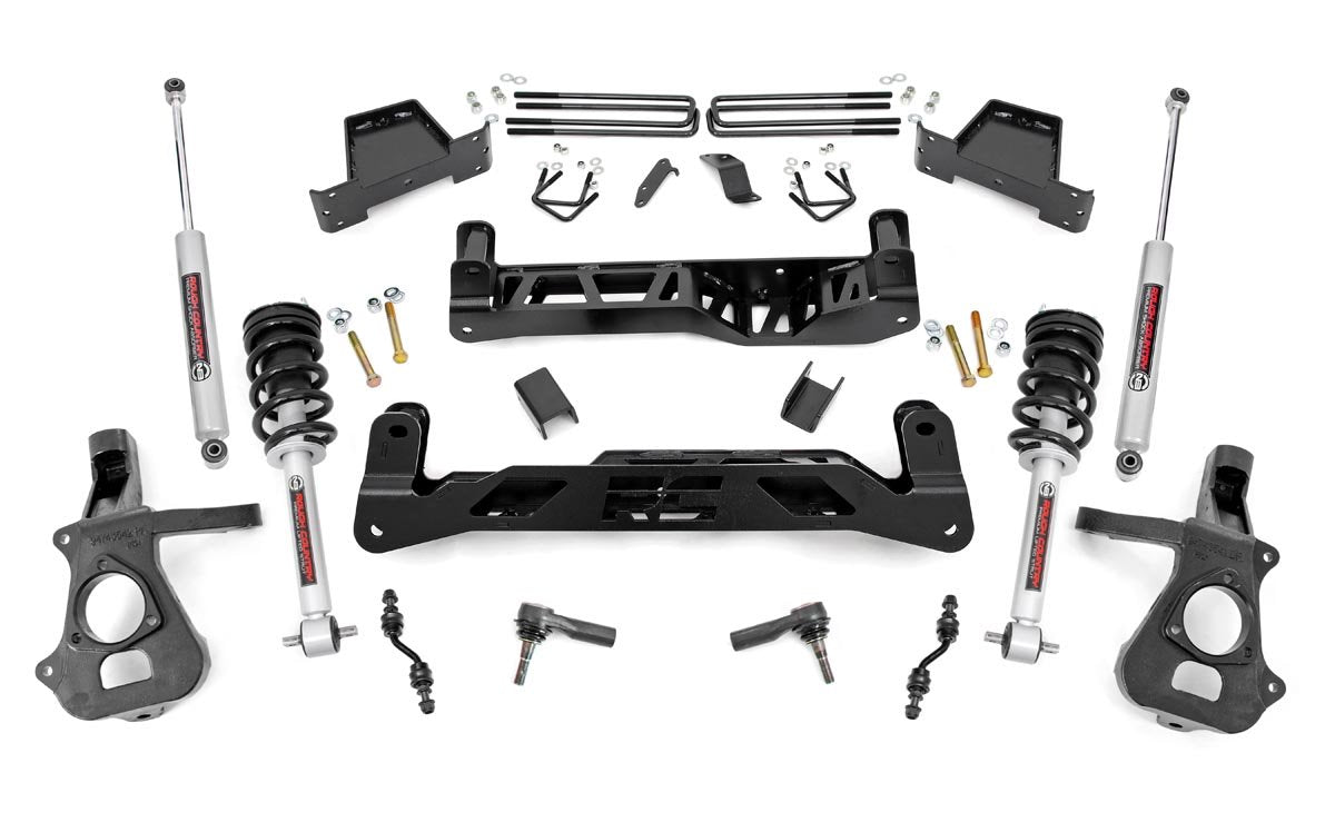 Rough Country 7" Lift Kit Alu/Stamp Steel N3 Strut Fits Chevy/GMC 1500 (14-18) 18734