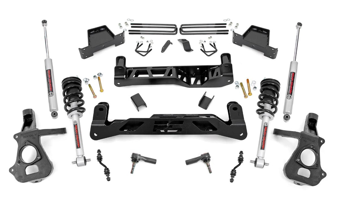 Rough Country 7 Inch Lift Kit Cast Steel N3 Struts Chevy/Gmc 1500 (14-18) 23733