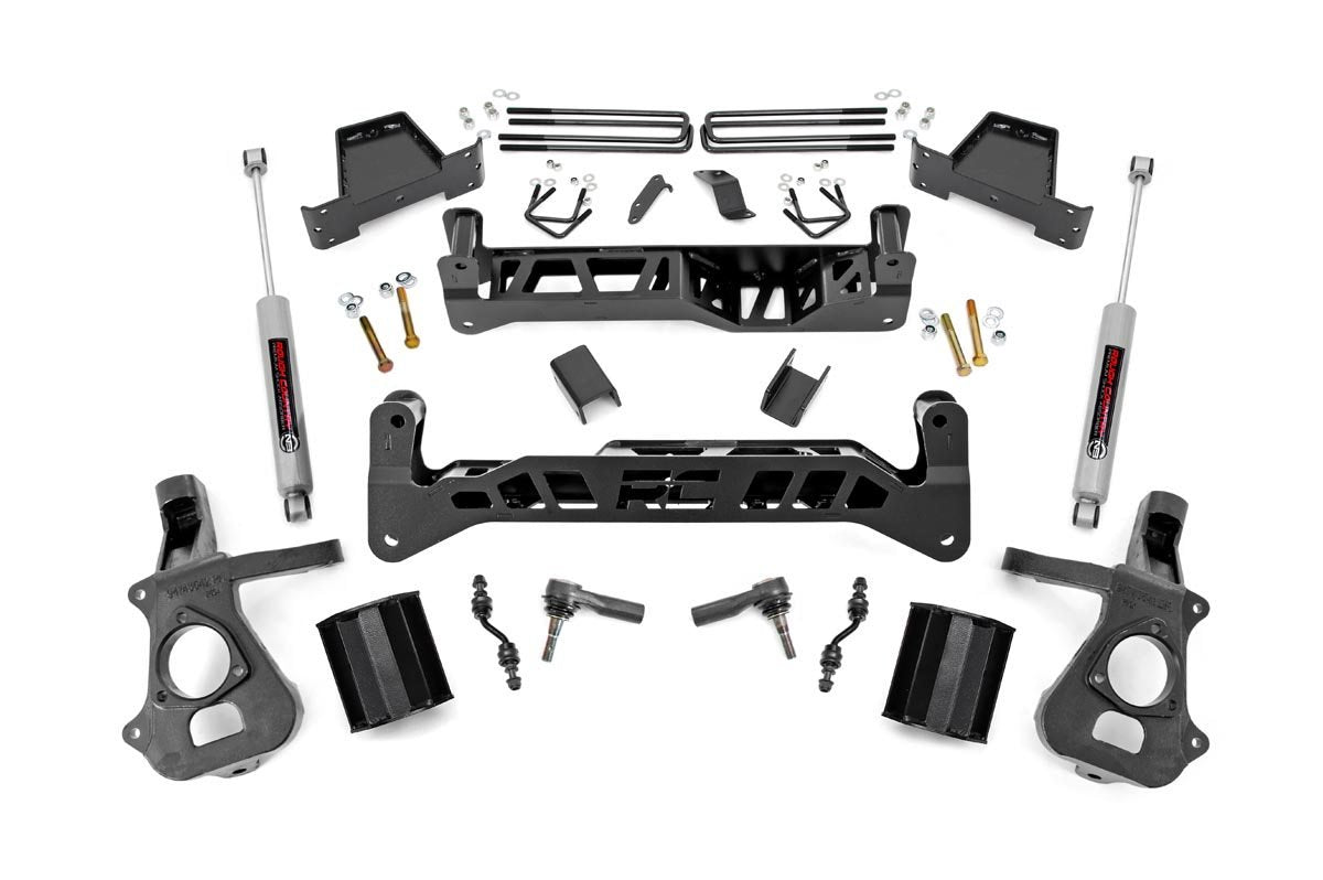 Rough Country 7" Lift Kit Alu/S.Steel Fits Chevy/GMC 1500 (14-18) 18731