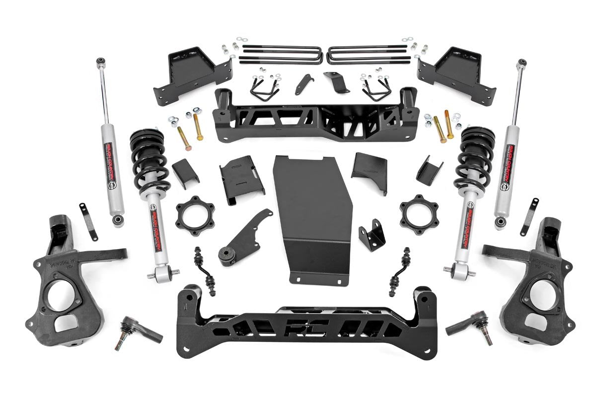 Rough Country 7 Inch Lift Kit Cast Steel N3 Struts Fits Chevy/GMC 1500 (14-18) 22833