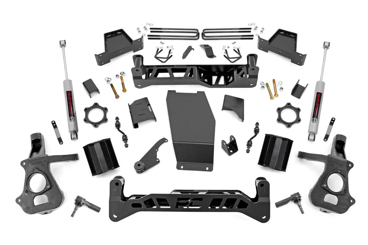 Rough Country 7 Inch Lift Kit Alum/Stamp Steel Fits Chevy/GMC 1500 (14-18) 17431