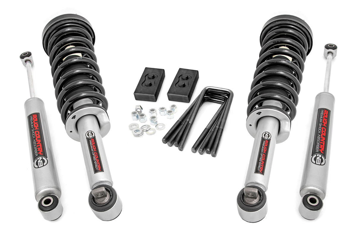Rough Country 2 Inch Lift Kit N3 Struts/N3 Fits Ford F-150 4WD (2014-2020) 50006