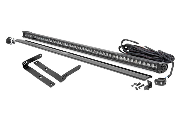 Rough Country 50" Single Row Led Light Kit Black Series White Drl Front-Facing Fits Kubota Rtv-X900/Rtv-X1100 98009
