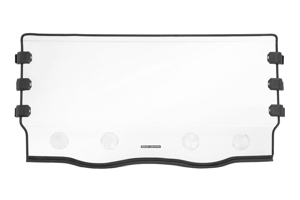 Rough Country Vented Full Windshield Scratch Resistant Fits Yamaha Viking 98242040