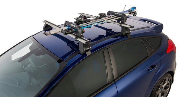 Rhino-Rack Universal Ski Carrier Fits 2 Pairs of Skis Black 572