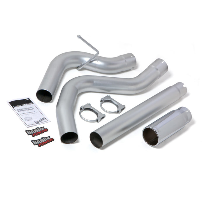 Banks Power 14-15 Compatible with Dodge Ram 1500 3.0L Diesel Monster Exhaust Sys SS Single Exhaust w/ Chrome Tip 48601